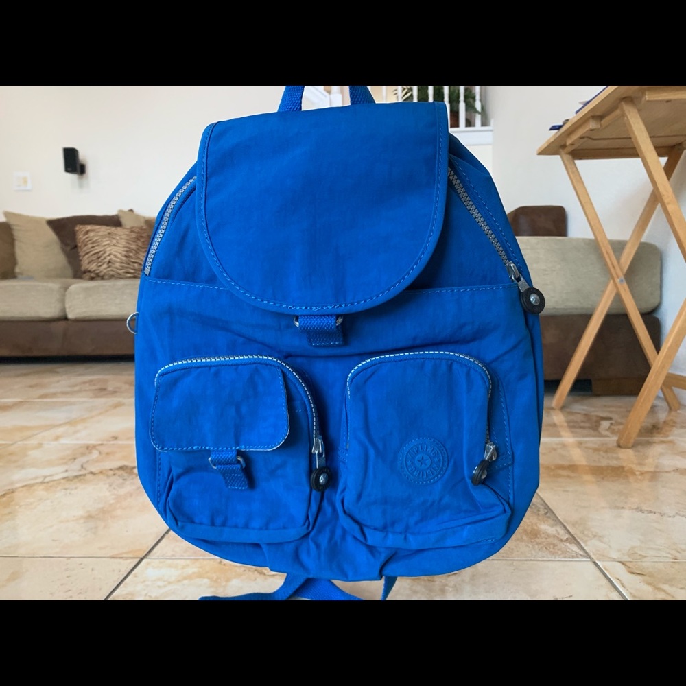 Small blue backpack by Kipling